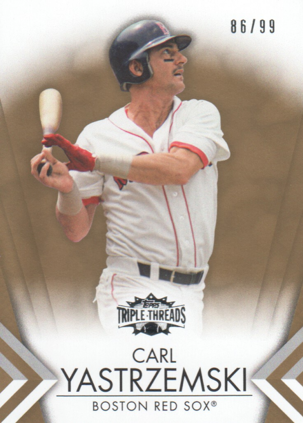 2012 Topps Triple Threads Gold #64 Carl Yastrzemski