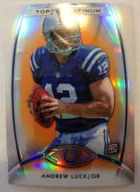 2012 Topps Platinum Orange Refractors #150 Andrew Luck