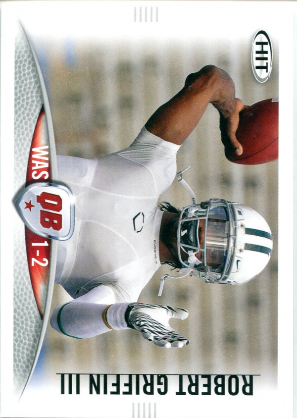 2012 SAGE HIT #10A Robert Griffin III WAS 1-2