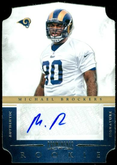 2012 Panini Prominence #158 Michael Brockers AU/499 RC