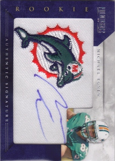 2012 Panini Prominence Rookie Team Logo Autographs #229 Michael Egnew/200