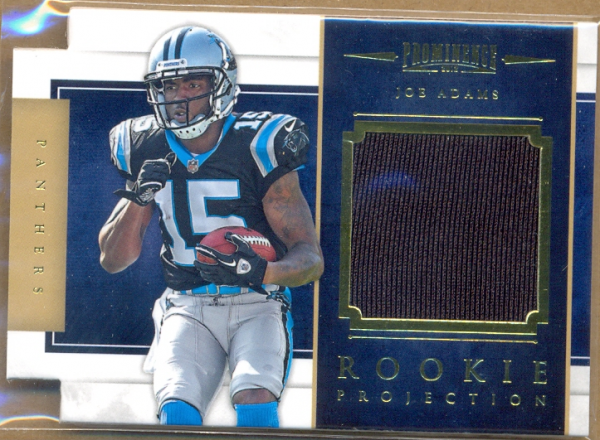 2012 Panini Prominence Rookie Projection Materials #32 Joe Adams