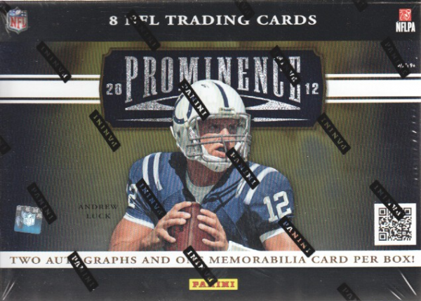 2012 Panini Prominence Football Hobby Box