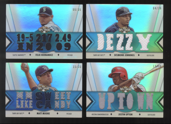 2012 Topps Triple Threads Relics #TTR123 Felix Hernandez