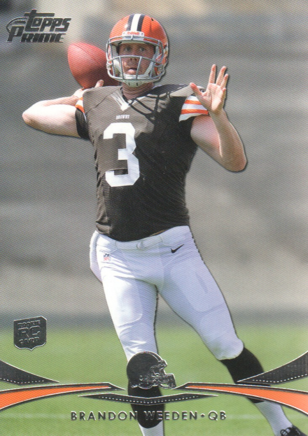 2012 Topps Prime #99 Brandon Weeden RC