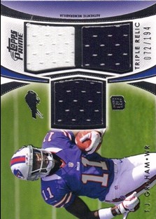 2012 Topps Prime Triple Relics #TRTG T.J. Graham