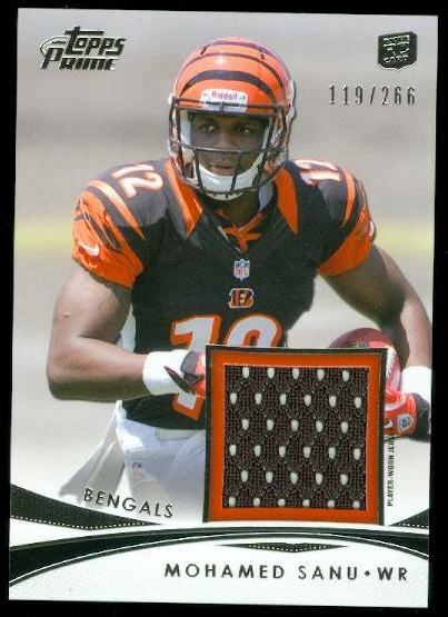 2012 Topps Prime Relics #PRMS Mohamed Sanu