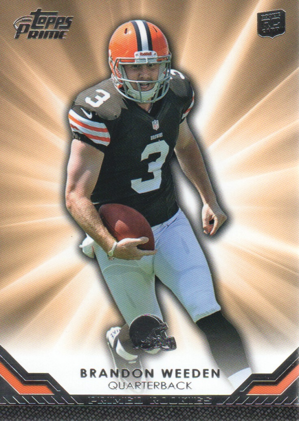2012 Topps Prime Primed Rookies #PRBW Brandon Weeden