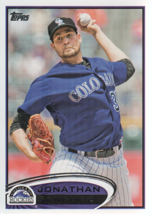 2012 Topps Update #US29 Jonathan Sanchez