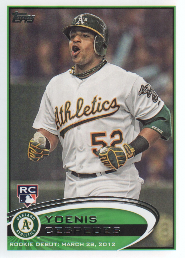 2012 Topps Update #US42 Yoenis Cespedes RC
