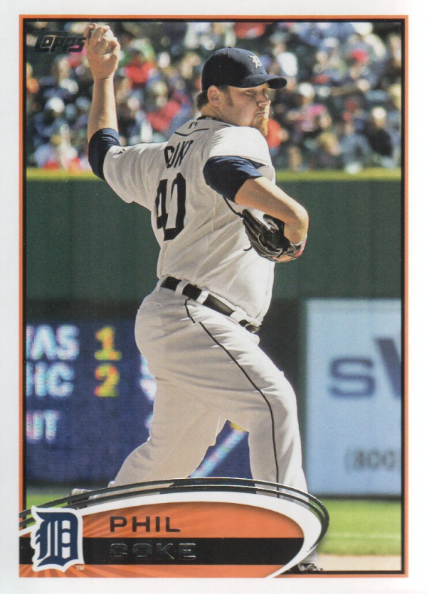 2012 Topps Update #US54 Phil Coke
