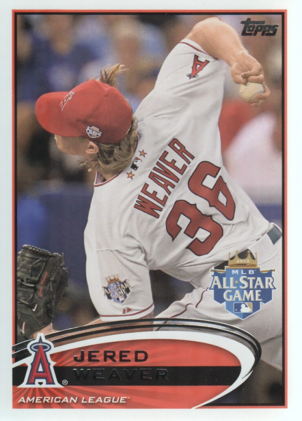 2012 Topps Update #US80 Jered Weaver