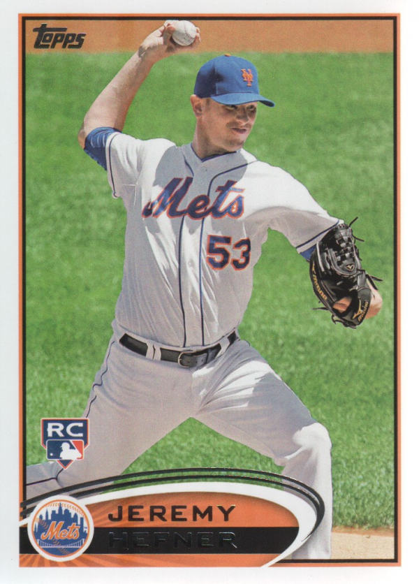 2012 Topps Update #US14 Jeremy Hefner RC