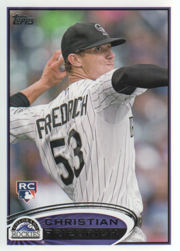 2012 Topps Update #US20 Christian Friedrich RC