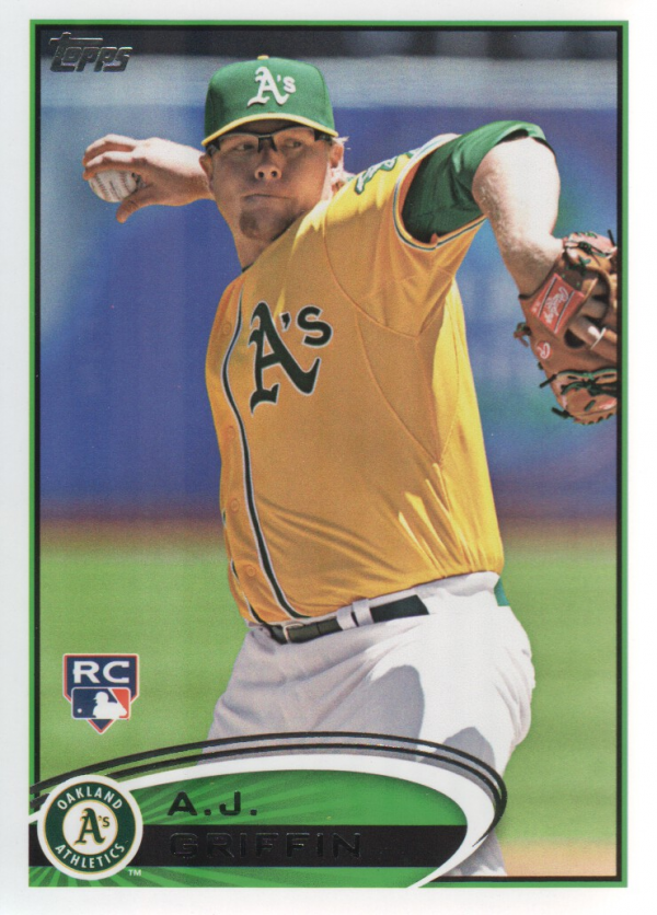2012 Topps Update #US34 A.J. Griffin RC