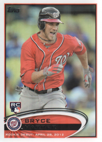 2012 Topps Update #US183 Bryce Harper RC front image