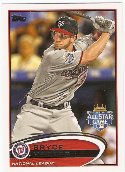 2012 Topps Update #US299A Bryce Harper RC