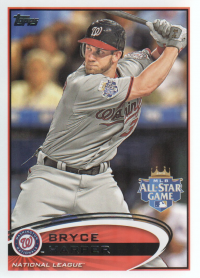 2012 Topps Update #US299A Bryce Harper RC front image