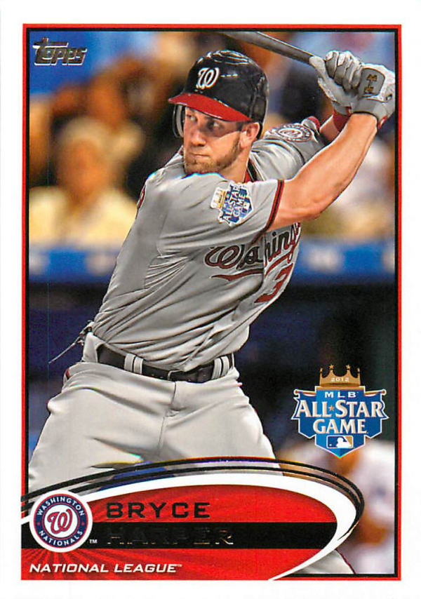 2012 Topps Update #US299A Bryce Harper RC
