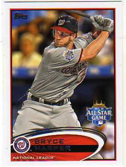 2012 Topps Update #US299A Bryce Harper RC