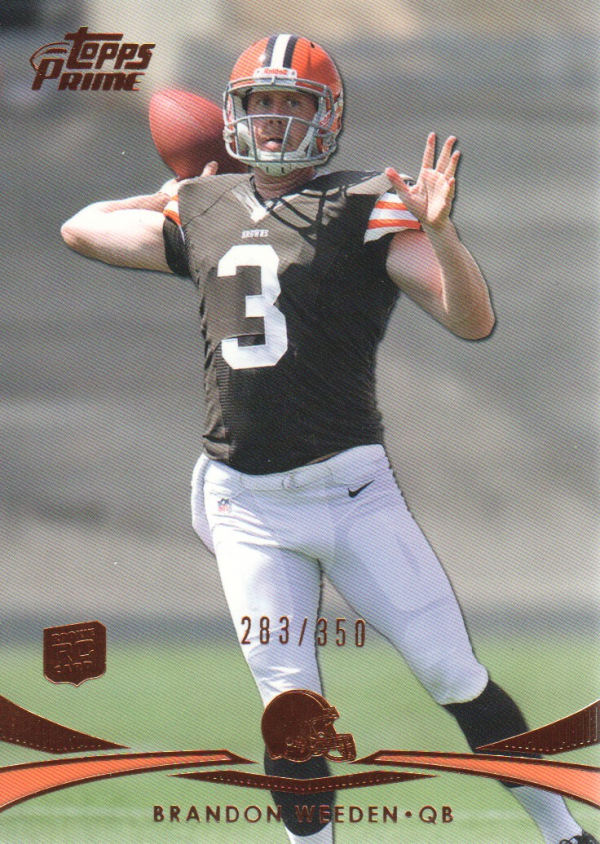 2012 Topps Prime Copper #99 Brandon Weeden