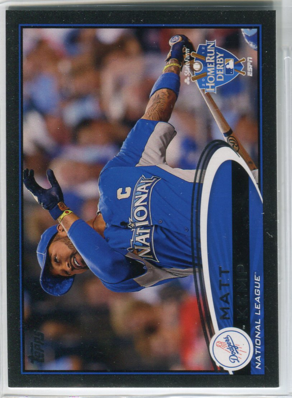 2012 Topps Update Black #US262 Matt Kemp