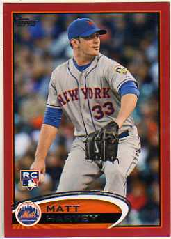 2012 Topps Update Target Red Border #US23 Matt Harvey