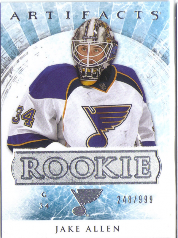 2012-13 Artifacts #193 Jake Allen RC