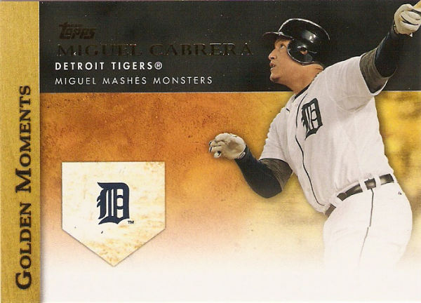 2012 Topps Update Golden Moments #GMU9 Miguel Cabrera