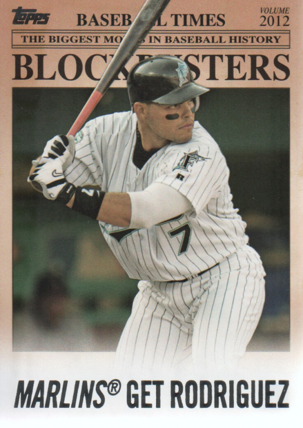 2012 Topps Update Blockbusters #BB16 Ivan Rodriguez
