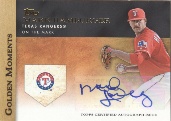 2012 Topps Golden Moments Autographs #MH Mark Hamburger UPD