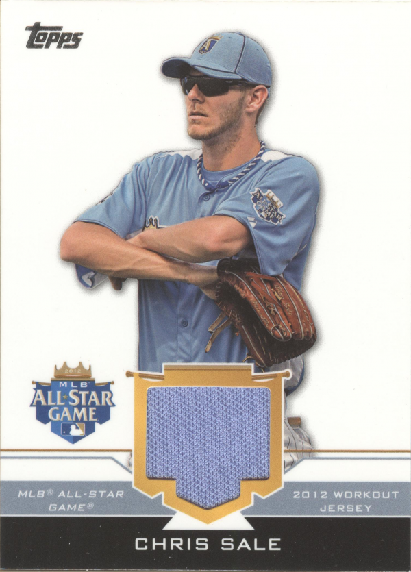 2012 Topps Update All-Star Stitches #CHS Chris Sale