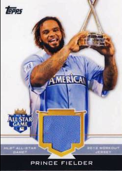 2012 Topps Update All-Star Stitches #PF Prince Fielder