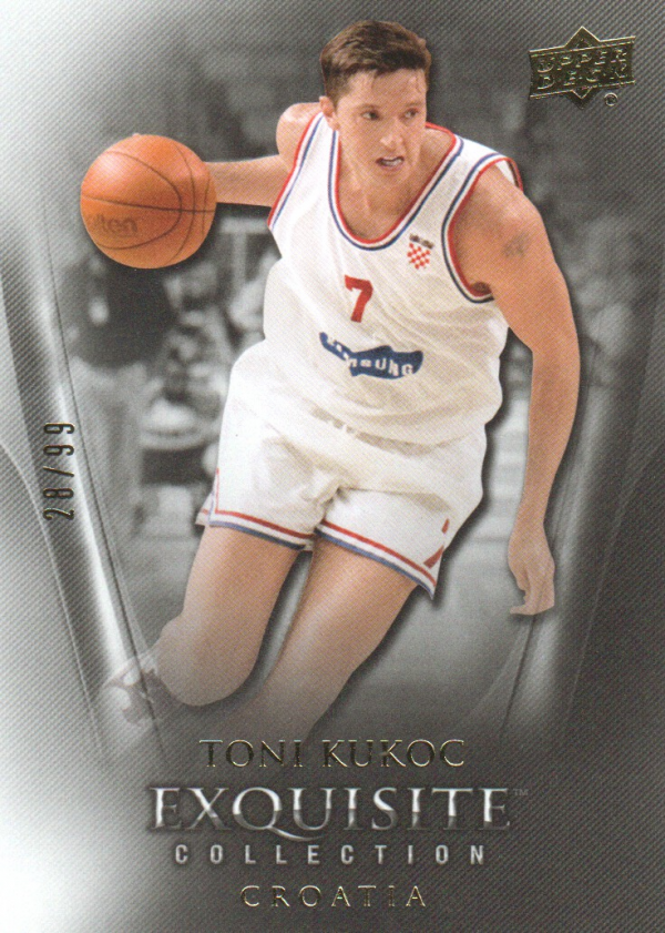 2011-12 Exquisite Collection #39 Toni Kukoc