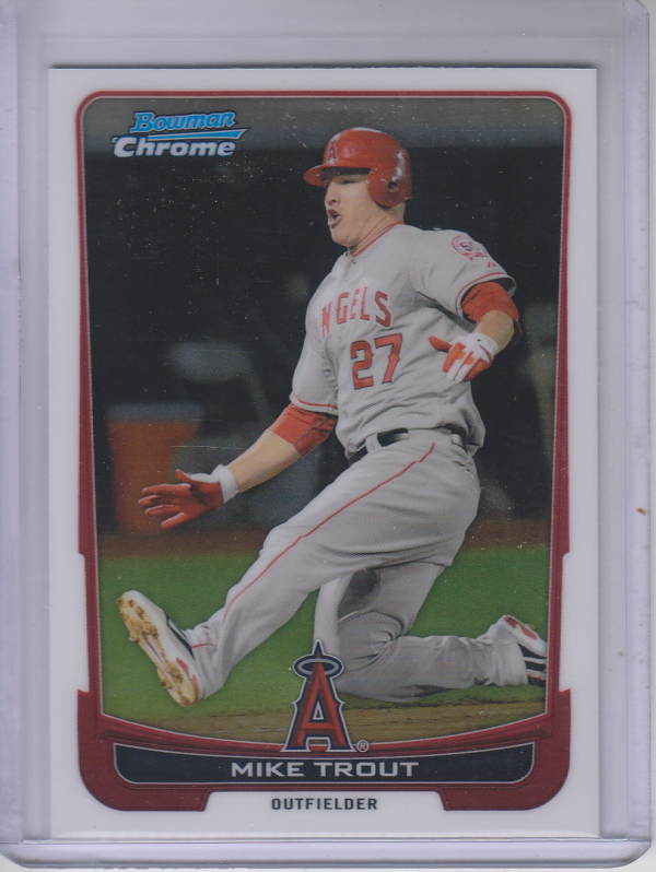 2012 Bowman Chrome #157 Mike Trout