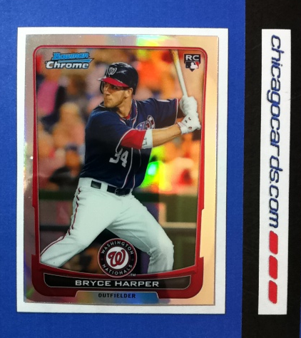 2012 Bowman Chrome Refractors #214 Bryce Harper