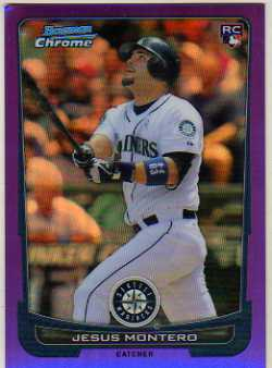 2012 Bowman Chrome Purple Refractors #203 Jesus Montero
