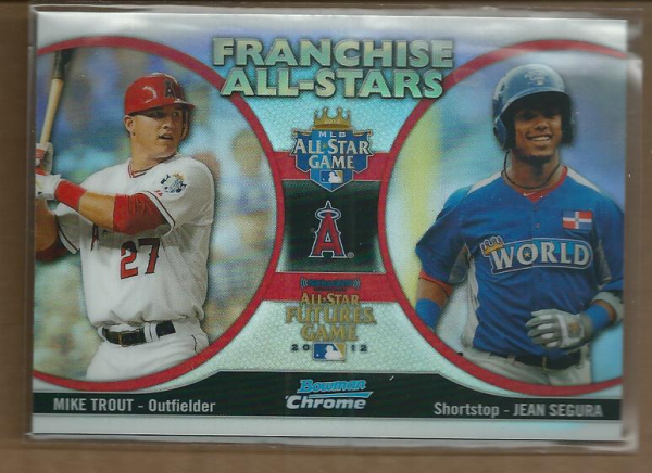 2012 Bowman Chrome Franchise All-Stars #TS Jean Segura/Mike Trout