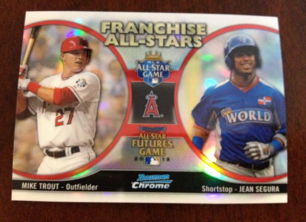 2012 Bowman Chrome Franchise All-Stars #TS Jean Segura/Mike Trout