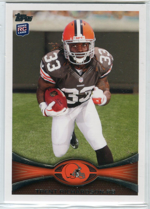 2012 Topps #380C Trent Richardson FS/(running forward, factory set insert)