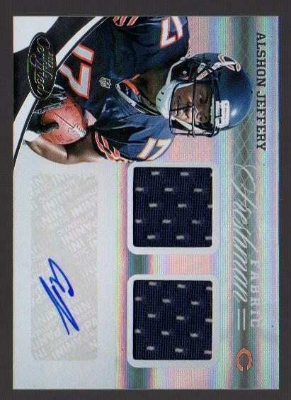 2012 Certified #327 Alshon Jeffery JSY AU/499 RC