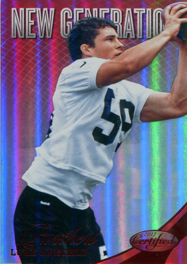 2012 Certified Mirror Red #286 Luke Kuechly