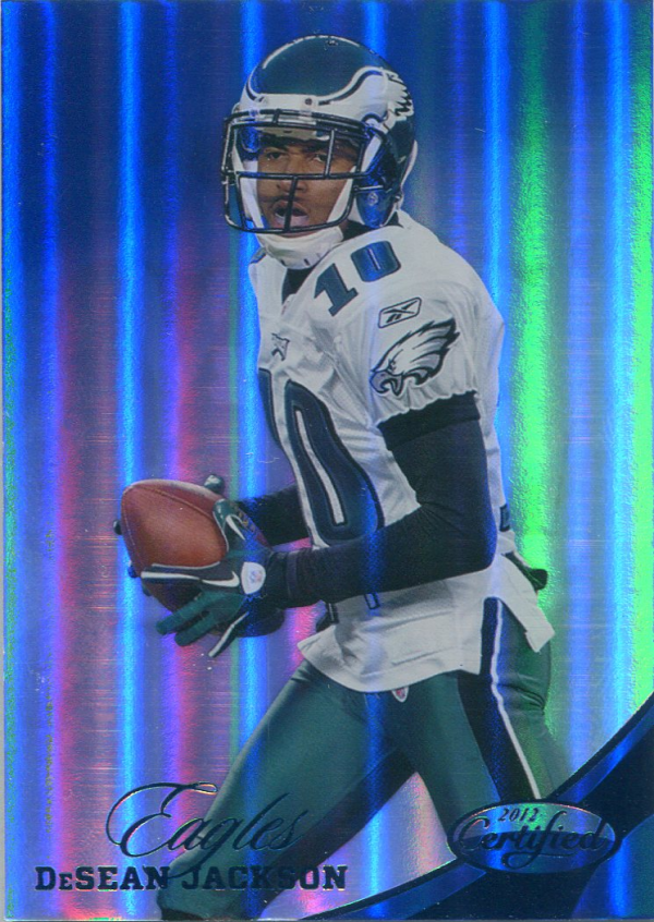2012 Certified Mirror Blue #77 DeSean Jackson