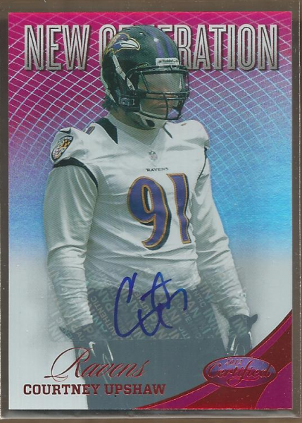 2012 Certified Mirror Red Signatures #261 Courtney Upshaw/350