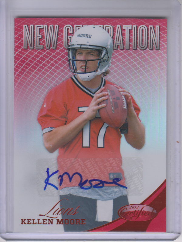 2012 Certified Mirror Red Signatures #279 Kellen Moore/350