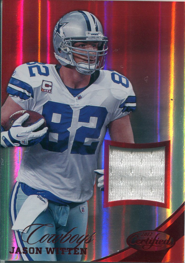 2012 Certified Mirror Red Materials #27 Jason Witten/199