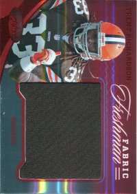 2012 Certified Mirror Red Materials #318 Trent Richardson/149 front image