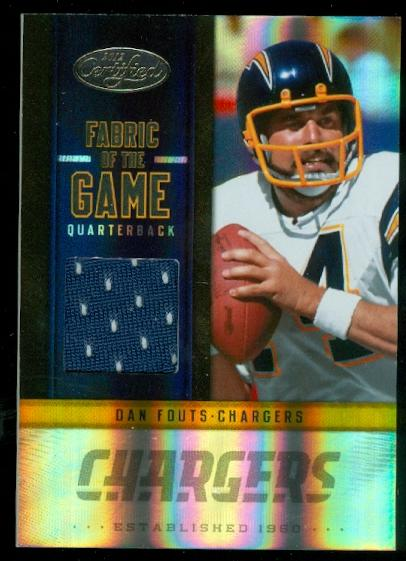 2012 Certified Fabric of the Game #49 Dan Fouts/199