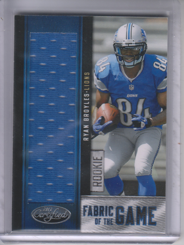 2012 Certified Rookie Fabric of the Game #32 Ryan Broyles