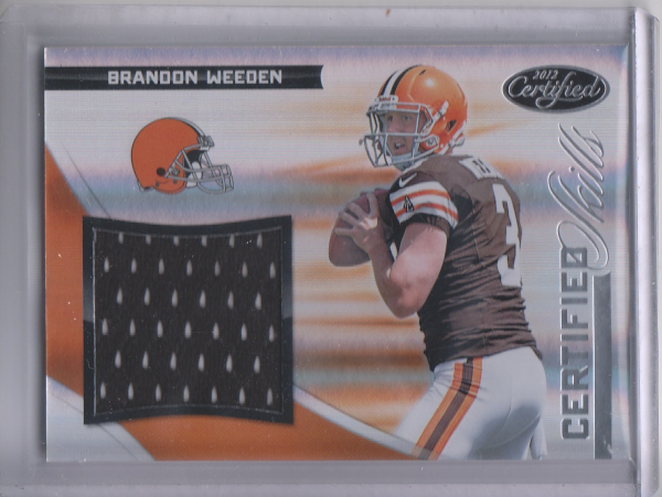 2012 Certified Certified Skills Materials #21 Brandon Weeden